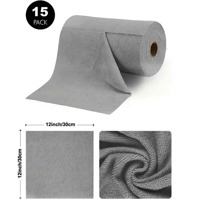 MicroWipe™ Premium Microfiber Cleaning Cloth Sheets (Pack of 25)