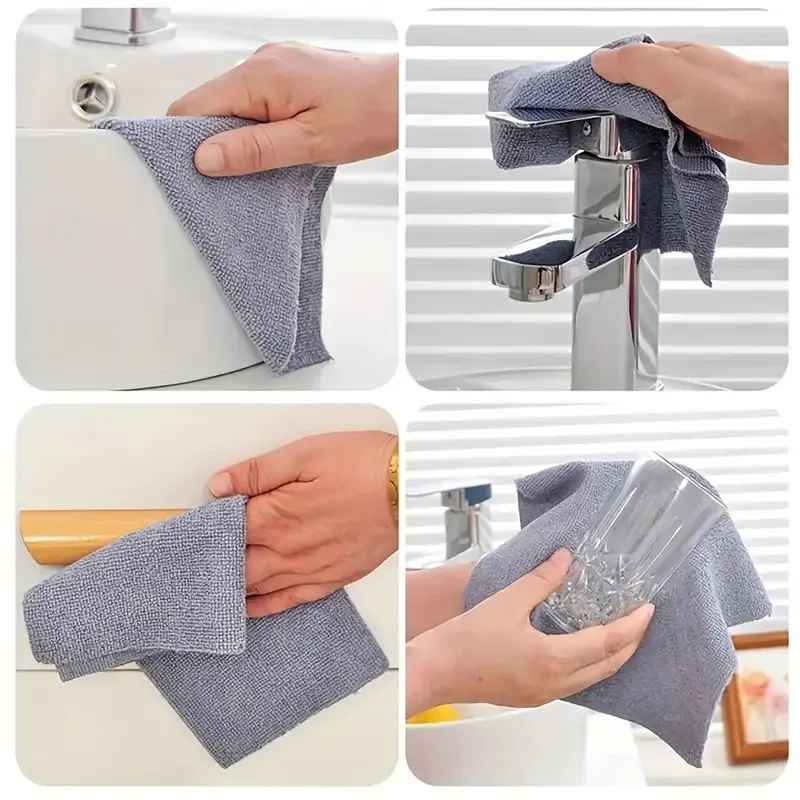 MicroWipe™ Premium Microfiber Cleaning Cloth Sheets (Pack of 25)
