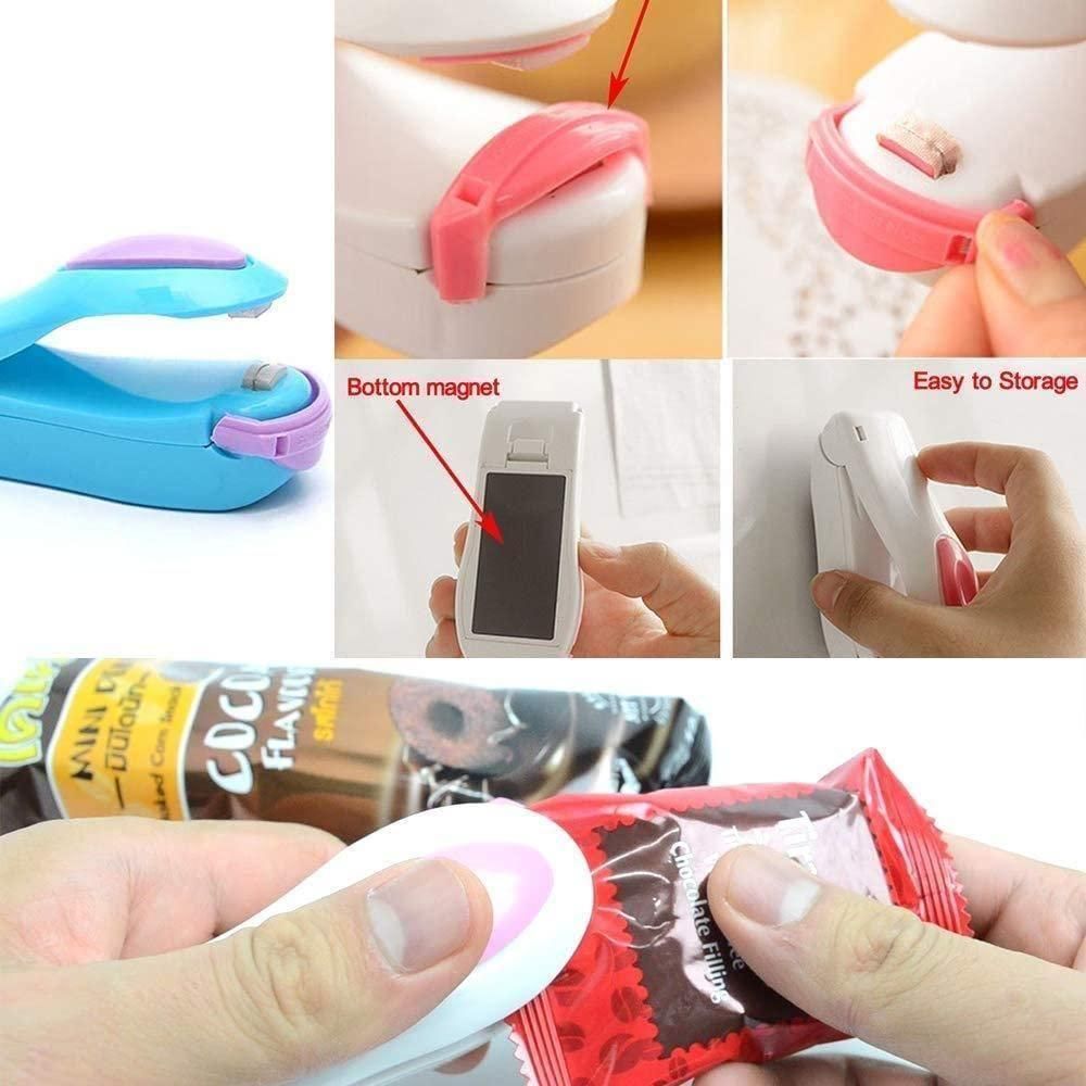 SealMate™ Mini Portable Heat Sealer – Resealable Food Bag Closer